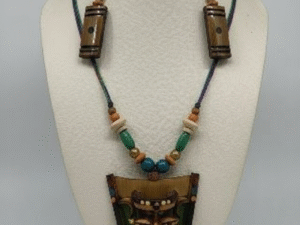 Bamboo & Wood Jewellery Set – Handcrafted Necklace & Earrings Combo