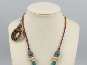 Bamboo & Wood Jewellery Set – Handcrafted Necklace & Earrings Combo