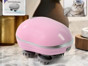 Smart Scalp Massager – Electric Head & Hair Massager for Stress Relief, Relaxation & Pet Grooming(Color May Vary)