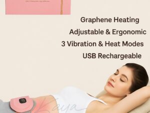 Kaya Premium Graphene Heating & Vibration Belt | Rechargeable Cramp Relief & Relaxation Pad